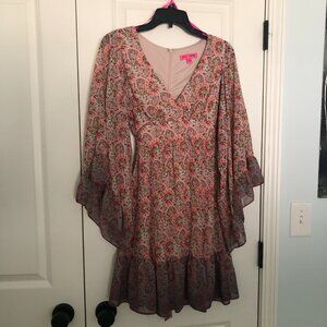 Betsey Johnson Print Dress, Size 6